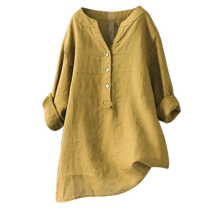 Women%20Long%20Sleeved%20Oversize%20Blouse%20Vintage%20Loose%20Bulses%20-%20Image%205