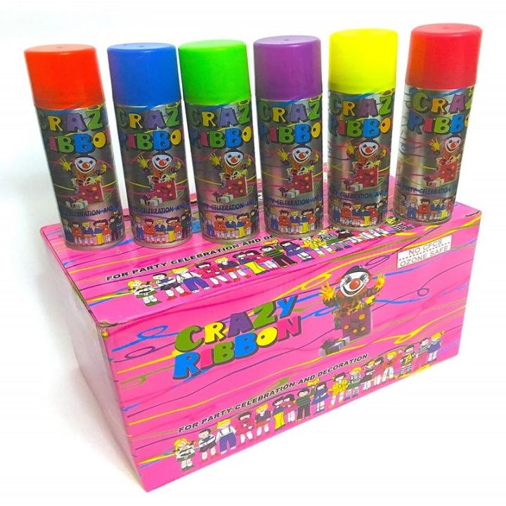 Crazy Ribbon Colouring Spray - 1 Piece, Random color