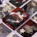 55 Pcs/Set Korean BL Manhwa Miscreants and Mayhem Laser Lomo Card Nanmu Pilgyeon Figure 3 Inches Photo Card Cosplay Gift.