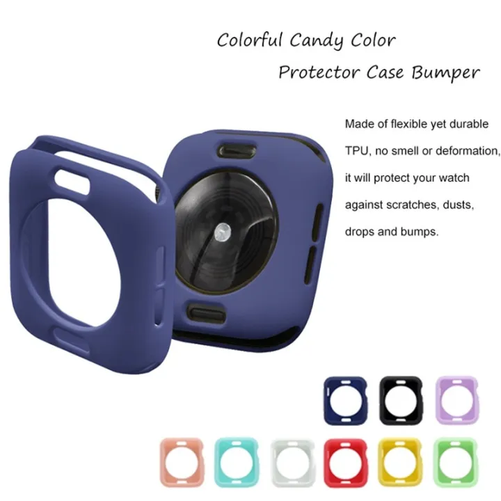 Soft%20Silicone%20Case%20for%20Apple%20Watch%2045mm%2044mm%2042mm%2041mm%2040mm%2038mm%20Cover%20Protection%20Shell%20For%20iWatch%20series%208%207%206%205%204%203%20SE%20Bumper%20-%20Image%207