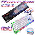 Gaming Keyboard Mouse Combo With Rgb Lighting - Includes Dpi Mouse Rgb Mouse Rgb Keyboard G21 White Keyboard And Mouse.