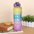 1 Liter Water Bottle Motivational Sport Water Bottle Leakproof Drinking Bottles Outdoor Travel Gym Fitness Jugs For Kitchen.