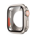Screen Protector Cover for Apple Watch 44mm 45mm 40mm 41mm Hard PC Front Rear Bumper Case for iwatch 9 8 7 6 5 4 Change To Ultra. 
