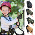 【Customer favorite】 1Pair Kids Tactical Fingerless Gloves Army Military Camo Anti-Skid Mittens Half Finger Boys Girls Children Outdoor Sport Cycling.