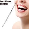 1Pc Tonsil Stone Removal Ear Wax Remover Tool Stainless Steel Remover Mouth Cleaning Care Tools Tonsil Stone Remover Health Care. 