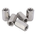 Long Rod Coupling Hex Nut, 5PCS Metric Hex Coupling Nut M12 Stainless Steel for Threaded Rod.