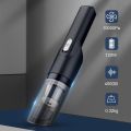 Vacuum Cleaner Mini Quick Handheld Portable Dust Collector Home Car Dust Cleaner - black.