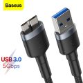 Baseus USB 3.0 To Micro B Cable 5GB Fast USB Type A Micro-B Data Cable. 