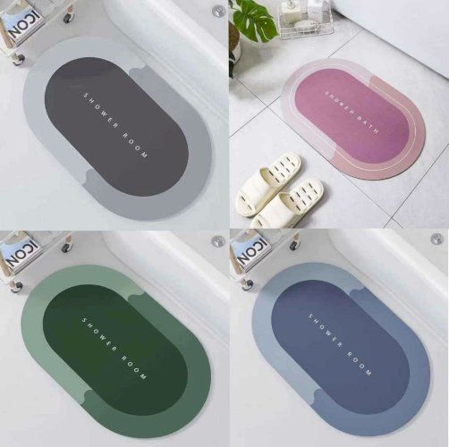 Shower%20Room%20Bath%20Mat,Two-Toned%20Floor%20Mat%20For%20Bathroom%20-%20Image%202