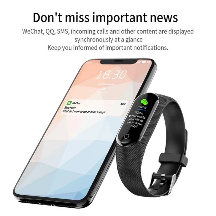 HLstar%C2%AE%20M8%20Smart%20Watch%20Waterproof%20Sport%20Smart%20Band%20Fitness%20Pedometer%20Monitor%20Smart%20Bracelet%200.96"%20Color%20Screen%20Men%20Women%20Smartwatch%20-%20Image%205