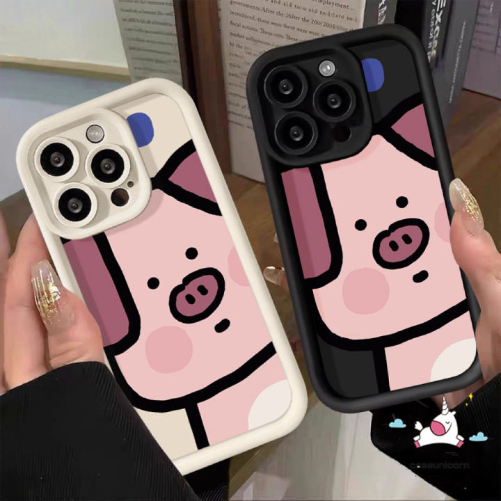 Cartoon%20Cute%20Pig%20Lovely%20Angel%20Eyes%20Case%20Compatible%20for%20IPhone%207Plus%20XR%20XS%20X%20Max%2011%2015%2014%2013%2012%20Pro%20Max%207%2015%206%208%206S%20Plus%20SE%202020%20Couples%20Shockproof%20Soft%20Back%20Phone%20Cover%20-%20Image%203