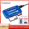 Multifunctional SM Card Reader Olympus CCD Camera SmartMedia Card Readable CF SD MS XD Card All-In-One Universal Card Reader.