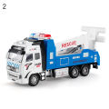 Children Fire Truck City Rescue Engineering Pull Back Alloy Car Collection Toy. 