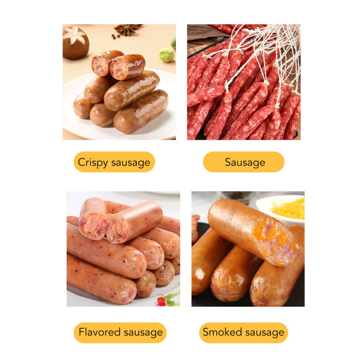 Edible%20Collagen%20Casing,%20Uniform%20Dried%20Sausage%20Casing%20for%20Home%20Kitchen%20-%20Image%204