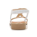 IELTS run plus size cutout cross-border flat rhinestone sandals bohemian comfortable women's shoes summer 5151-2. 