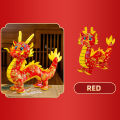 Qiunery Chinese New Year Dragon Plush Doll Cartoon Soft Stuffed Animal Plushies Chinese Dragon Figurine Doll Spring Festival Party Favor For Boys Girls Birthday New Year Gifts.
