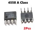 DIP OPAMP Integrated Circuit 4558 4558D JRC4558 JRC4558D Operational Amplifier Chip IC Dual Audio High Gain 8Pin DIP Electrical Circuitry & Parts.