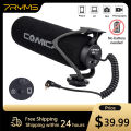 Comica CVM-V30 LITE Video Microphone Condenser Volgging Recording Mic for Canon Nikon Fuji DSLR Camera,Microphone for Smartphone. 