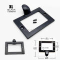 Pull tab frame put cabinet drawer label black decorative furniture heavy duty antique brass 2pcs small hand file name card holder.