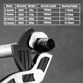 Alloy Steel Industrial Grade Wrench Good Quality Black Multifunctional Wrench Self-Locking Pipe Wrench Tool for Home Outdoors. 