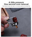 Multifunction Integrated Press Stainless Steel Jujube Nuclear Remover Hawthorn Cherry Kernel Remover Household Kitchen Accessory with Portability.