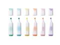6pcs set kawai half Shiny Pastel Hilighter bling bling.