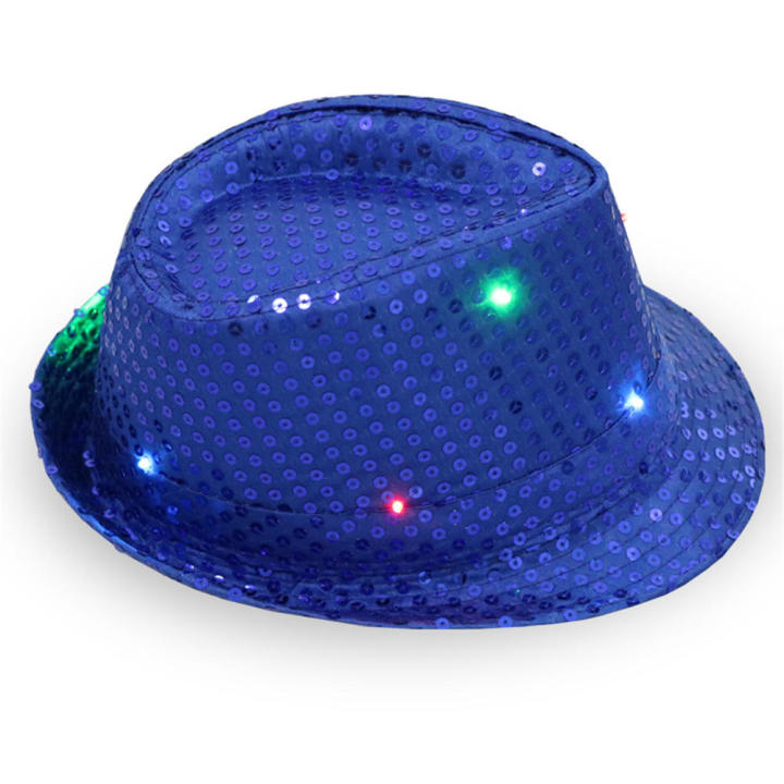 Jazz%20Hat%20LED%20Cap%20Flashing%20Cap%20Jazz%20Cap%20Unisex%20Cap%20%20%20Hop%20Cap%20Party%20Hat%20Costumes%20-%20Image%205