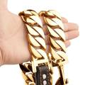 Stainless Steel Dog Chain Leash Super Strong Dog Metal Durable Silver Traction Rope Chain Solid For Pet Jewelry Accessories.
