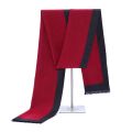 4 Colors Designer Men Classic Business Warm Faux Cashmere Tassel Soft Shawl Wrap Winter Scarf Black Grey Contrast Scarves. 