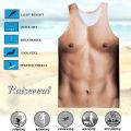 RAISEVERN Men's Tank Tops Summer Sleeveless Tee Cool Workout T-Shirts Fitness Vest Athletic Undershirts.