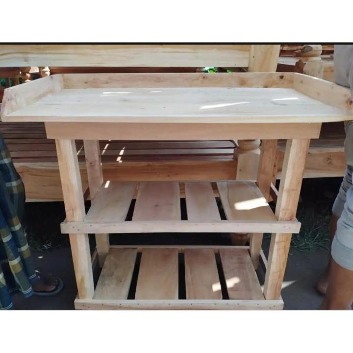 Wooden Gas burner table