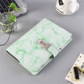 New Password Notebook Marble Texture 100 Sheets Personal Diary with Lock Code Thick Notepad Leather Office School Supplies Gift. 
