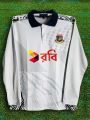 Bangladesh Cricket Training Jersey For Men - Long Sleeve Collar Polo Training Jersey - Bangladesh Cricket Jersey 2026. 