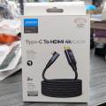 Joyroom SY-20C1 Type-C to HDMI 4K Cable 2 Meters. 