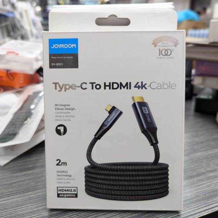 Joyroom%20SY-20C1%20Type-C%20to%20HDMI%204K%20Cable%202%20Meters%20-%20Image%205