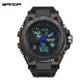 Sanda Men's Watches Sports Military 50M Waterproof Digital Wristwatch for Male Clock Stopwatch Relogio Masculino 739.