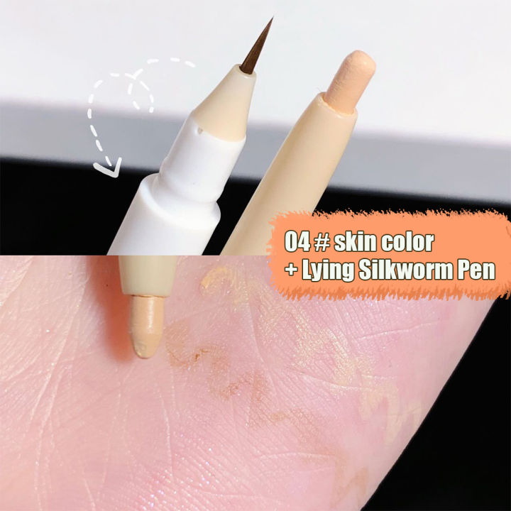 Double%20Tip%20Pencil%20Highlighter%20Matte%20Under%20Eyeshadow%20Stick%20Korean%20Make%20Up%20Women%20Cosmetics%20-%20Image%209