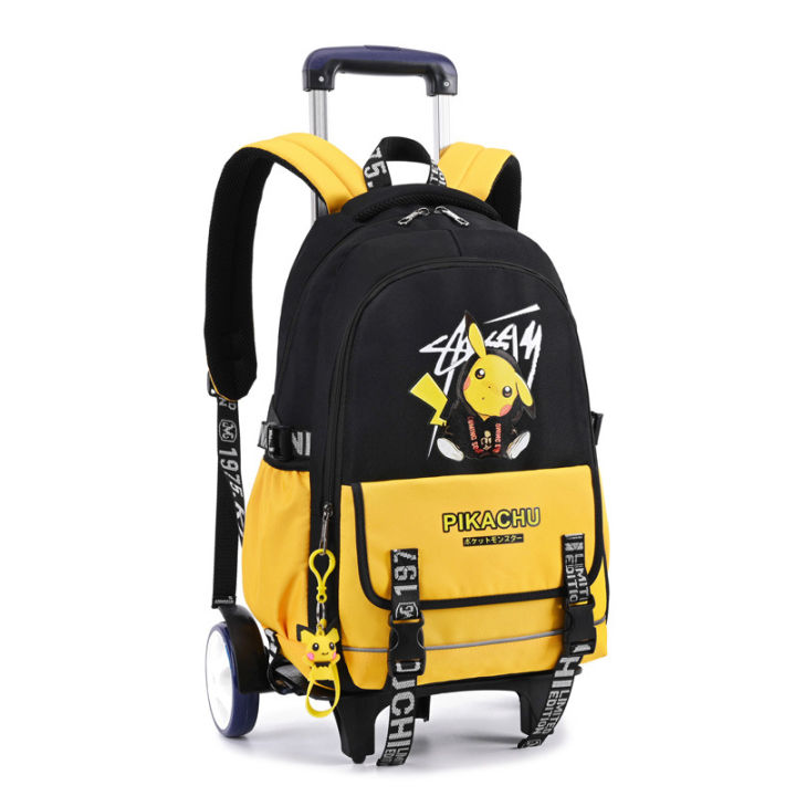 New%20Cartoon%20Trolley%20School%20Bag%20Easy%20Stairs%20Climbing%20Children%20Primary%20School%20Students2-6Grade%20Boy%20Internet%20Celebrity%20Backpack3%20-%20Image%202