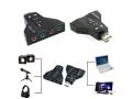USB Sound Card Audio 3D Sound Card External Adapter. 