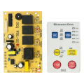 Microwave Supply Control Board Universal Repair Computer Board Membrane Keypad for Microwave Ovens.