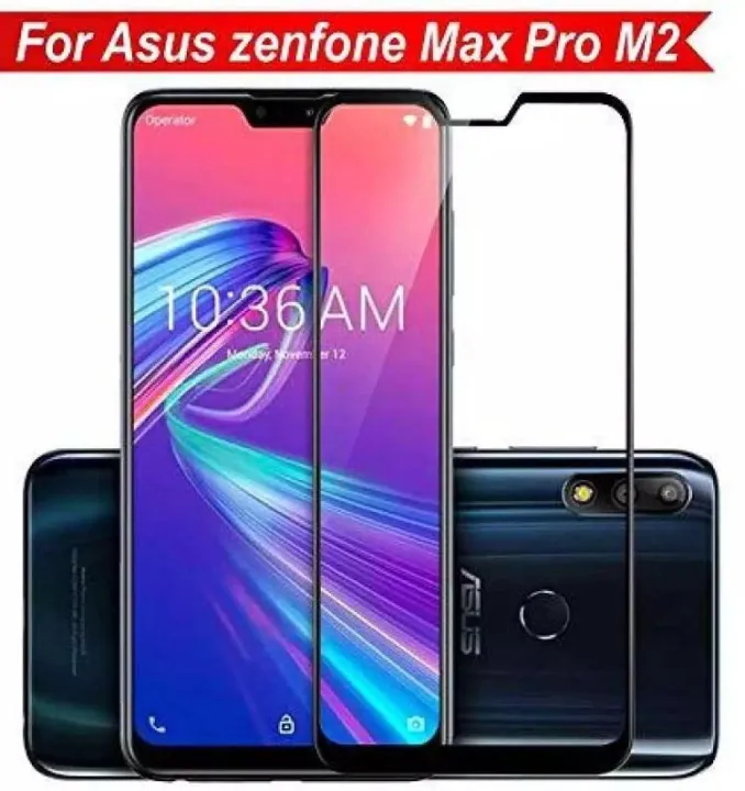 Asus%20zenphone%20max%20Pro%20m2%20Tempered%20Glass%20Cover%20Full%20Size%20HD+%209D%209H%20Screen%20Protector%20-%20Image%202