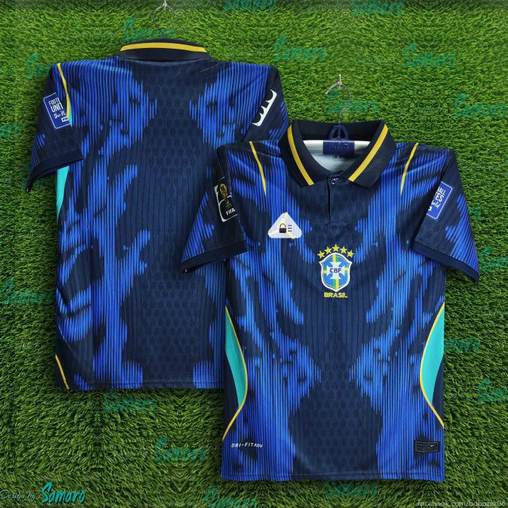 Brazil%20World%20Cup%20Jersey%202026%20Thai%20Premium%20Football%20Jersey%20For%20Men%20-%20Half%20Sleeve%20Collar%20Polo%20Jersey%20-%20Brazil%20Jersey%202026%20-%20Image%204