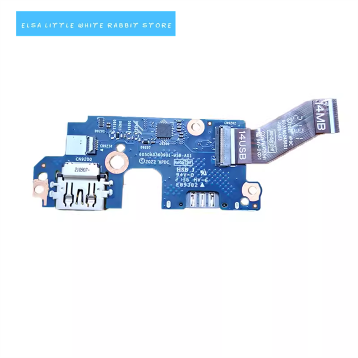 FOR HP EliteBook 840 845 G9 FINGERPRINT SPEAKER PC SD CARD READER USB BOARD W CABLE