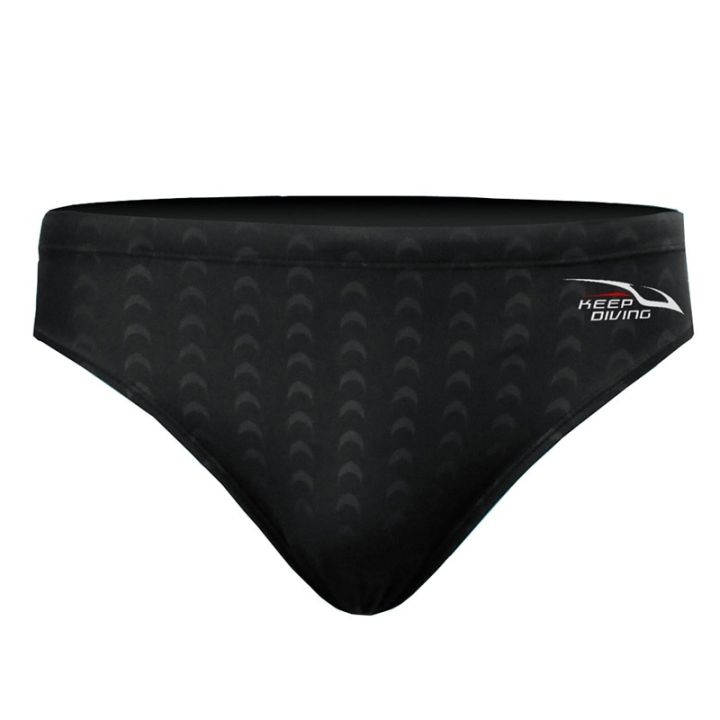 Men Professional Shark Skin Swim Competition Boxer Briefs Sport Trunks Sharkskin Shorts Swimwear KEEP DIVING Quick Dry Swimsuit