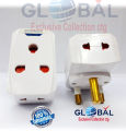 3 pin round plug,15 amp Multi Plug 15A 3-Pin Universal Socket Conversion Heavy Duty 1pcs - Multi Plug - Multi Plug. 