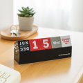 Practical Creative Cube Shape Perpetual Calendar Date Display Ornaments Multi-function Desk Calendars Mini DIY Phone Holder Daily Use.