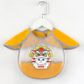 Baby cover baby bib sleeveless rice bag waterproof and dirt proof summer thin design children's reverse dressing apron eating clothes. 