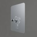6pcs White Strong Adhesive Seamless Patch Waterproof Wall Hanging Durable Transparent Kitchen Bathroom Screw Hook Hanger.