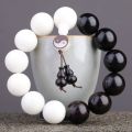 Bodhi Root Purple Sandalwood Eight-Diagram-Shaped Appetizer Bracelet Men's Single Circle Beads Mixed Beads Taoist Beads Yin and Yang Taoism Bracelet. 
