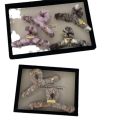 South Korea New Letter Gold Label Color Wool Plush Barrettes Sweet Fashion Grip Hair Clip All-Match Hair Accessories.
